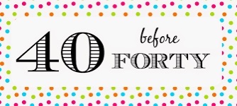 40 Before 40 image with colorful dots